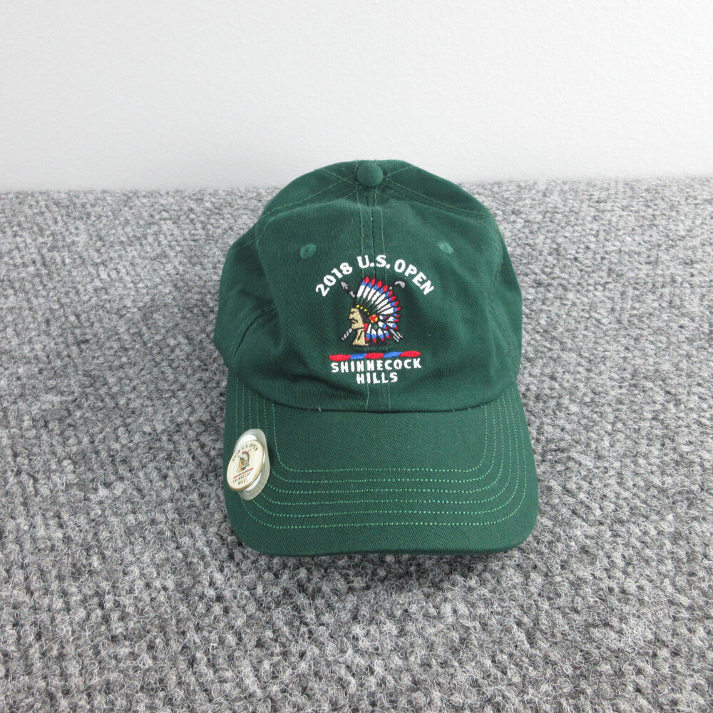 Shinnecock Hill Hat Cap Mens Green Embroidered 2018 US Open Adjustable Back
